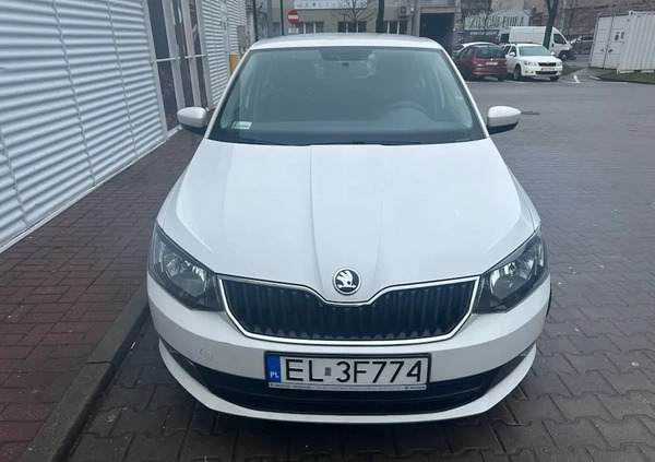 Skoda Fabia cena 42900 przebieg: 49000, rok produkcji 2017 z Łódź małe 2